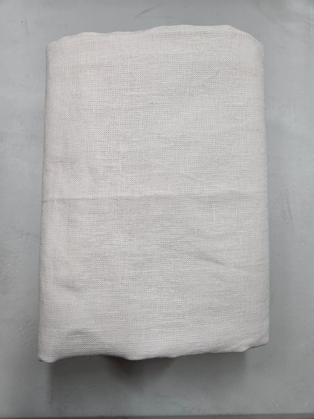 QUINCE Set Of 2 48x96 Heavyweight European Linen Curtains Sand 0146
